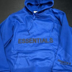 Fear of God Essentials Vibrant Blue Hoodie